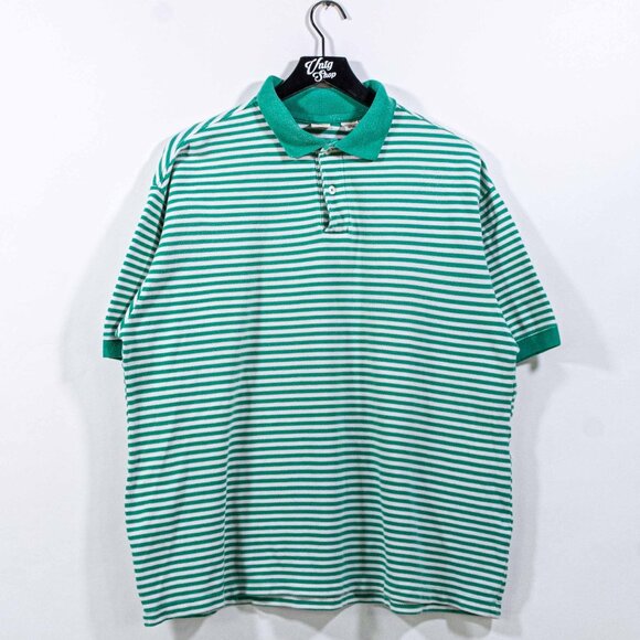 GAP Striped Surf Skate Polo Shirt Large VTG 90s Y2K Streetwear - Picture 1 of 5